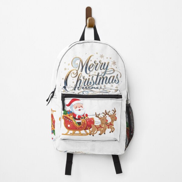 Item preview, Santa flying in a sleigh with reindeer illustration santa celebration. designed and sold by PWDigitalArt.