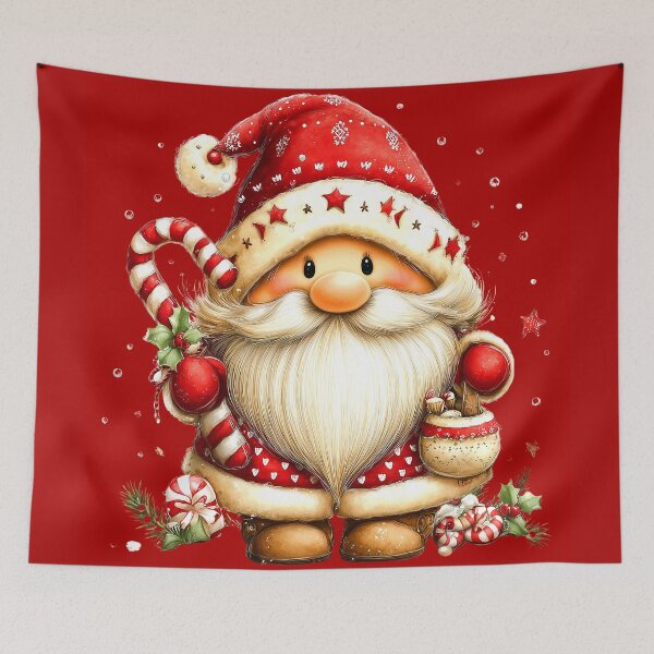 Item preview, Christmas Gnome Dressed As Santa Claus Charming Art       designed and sold by DEC02.