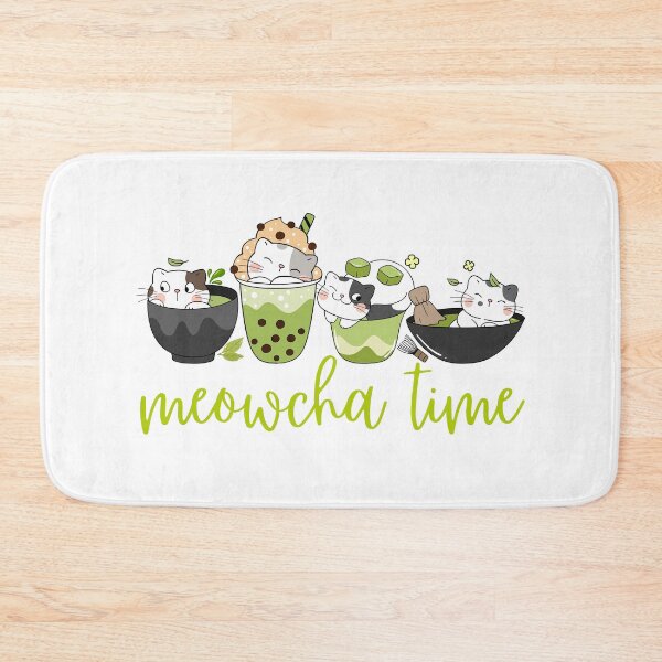 Item preview, Meowcha Time Funny Cat Matcha Latte Lover designed and sold by thebest-2studio.