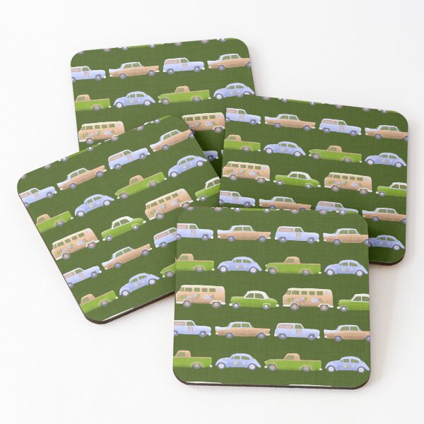 Item preview, Vintage Retro Classic Toy Cars for Baby Nursery, Kids Playroom, Man Cave Decor designed and sold by piptompatternco.