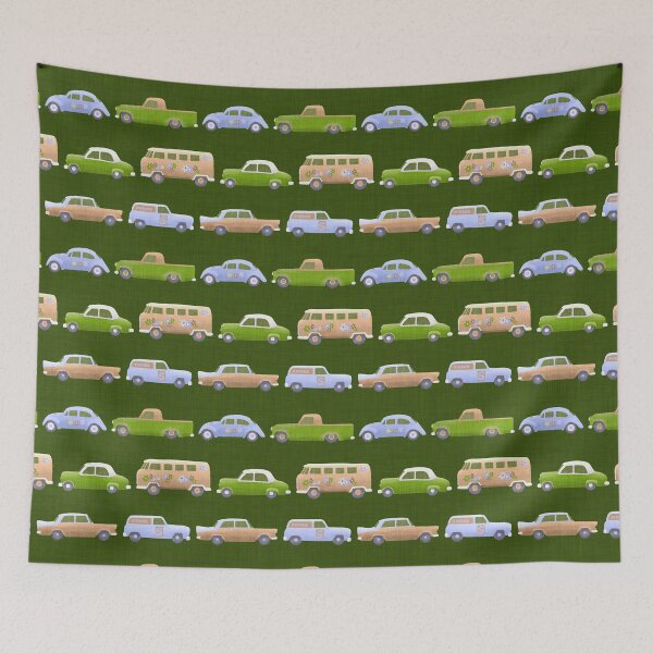Item preview, Vintage Retro Classic Toy Cars for Baby Nursery, Kids Playroom, Man Cave Decor designed and sold by piptompatternco.
