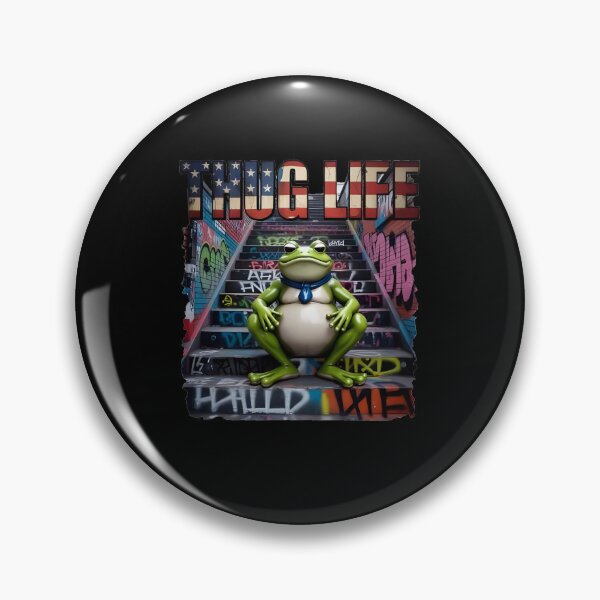 Artikelvorschau, Thug Life V2 Portland Frog Protest entworfen und verkauft von Casenriddle.
