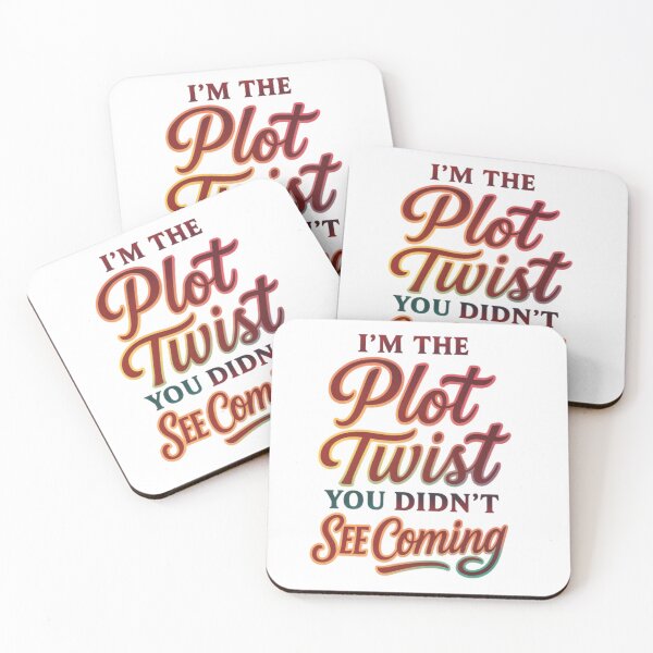 Item preview, I'm the Plot Twist You Didn't See Coming – Bold Gradient Typography designed and sold by Mindful56.