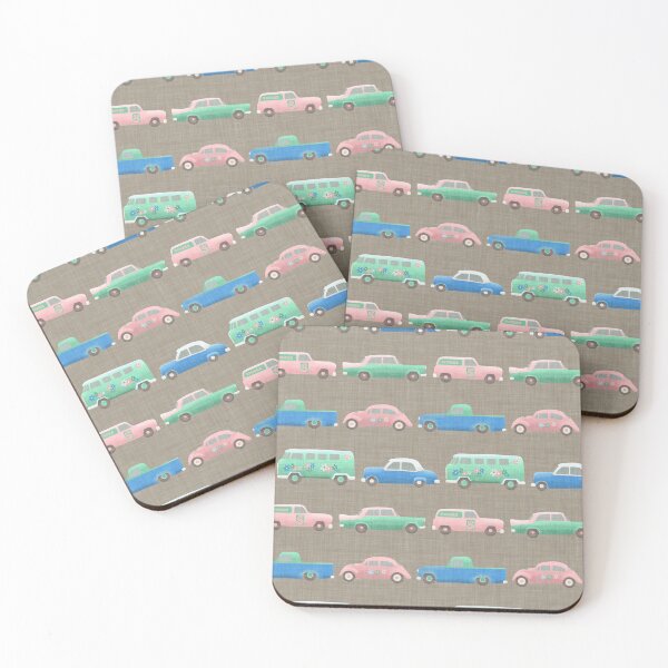 Item preview, Vintage Retro Classic Toy Cars for Baby Nursery, Kids Playroom, Man Cave Decor designed and sold by piptompatternco.
