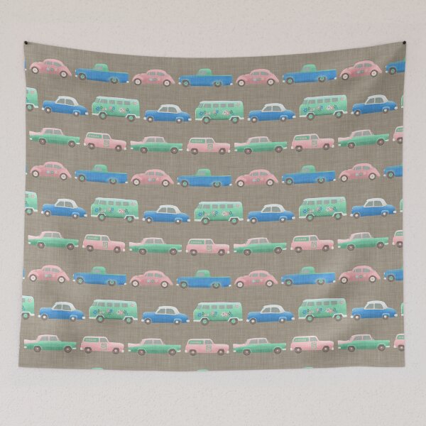 Item preview, Vintage Retro Classic Toy Cars for Baby Nursery, Kids Playroom, Man Cave Decor designed and sold by piptompatternco.