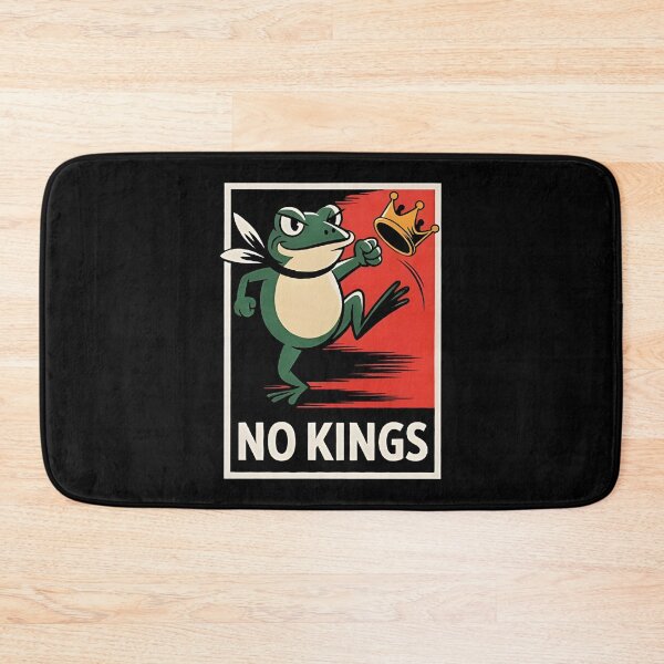 Item preview, No King Portland Frog Protest Meme designed and sold by Casenriddle.