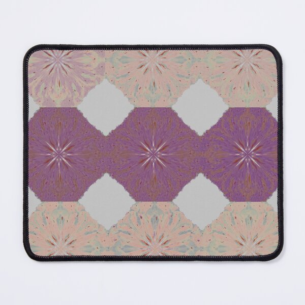 Item preview, Kaleidoscope Rosette Tile in Purple & Pastels designed and sold by AmaiDream.