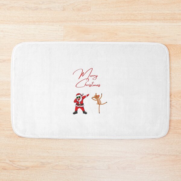 Item preview, Fun dancing Santa and raindeer Merry Christmas  designed and sold by AngusDesignsAu.