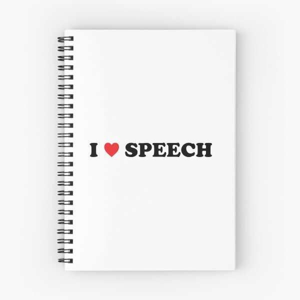 Item preview, I HEART SPEECH - Speech Team designed and sold by Tyson Carter.