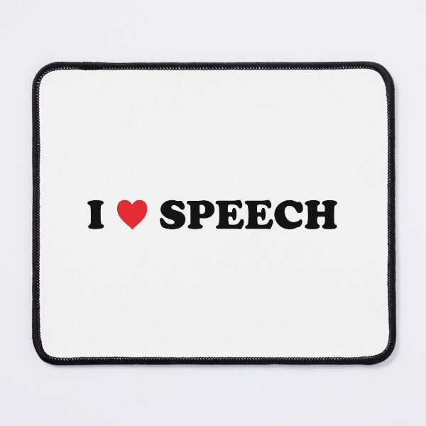 Item preview, I HEART SPEECH - Speech Team designed and sold by Tyson Carter.