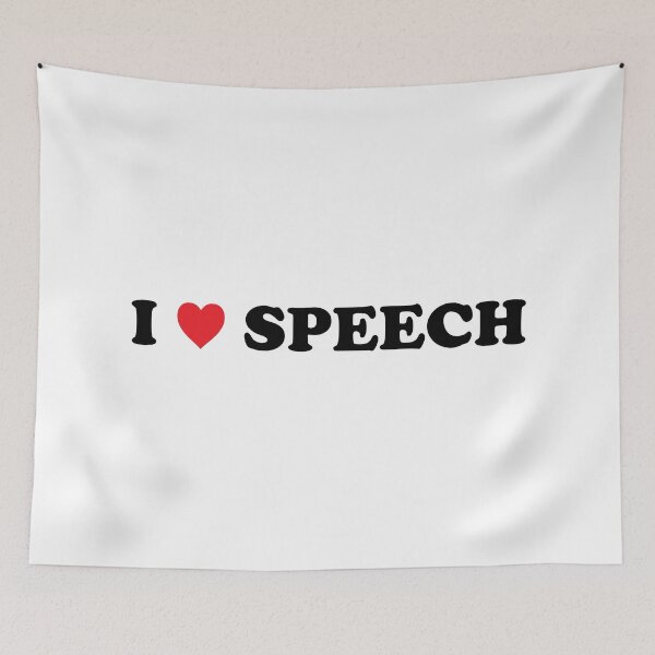 Item preview, I HEART SPEECH - Speech Team designed and sold by Tyson Carter.