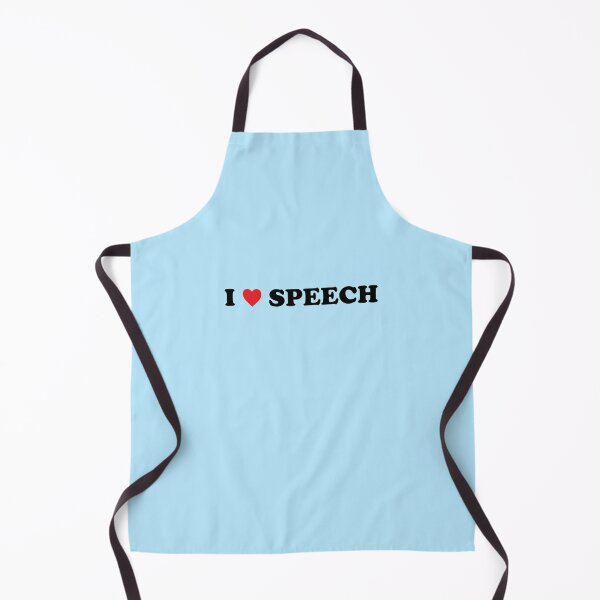 Item preview, I HEART SPEECH (Blue) - Speech Team designed and sold by Tyson Carter.
