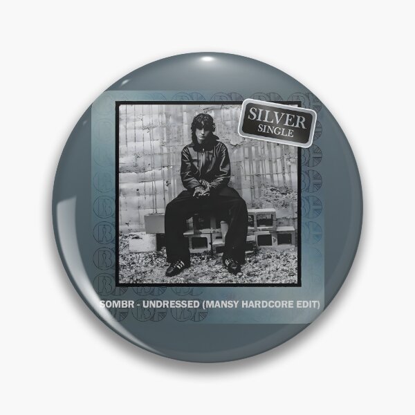 Item preview, SOMBR – Undressed (Mansy Hardcore Edit) | Silver Single Indie Music Poster designed and sold by solonwmith6.