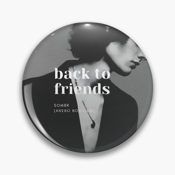 Item preview, SOMBR Back To Friends Singer Black & White Portrait | Indie Alternative Album Poster Art designed and sold by solonwmith6.
