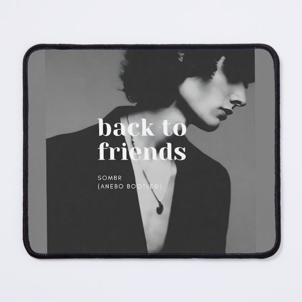 Item preview, SOMBR Back To Friends Singer Black & White Portrait | Indie Alternative Album Poster Art designed and sold by solonwmith6.