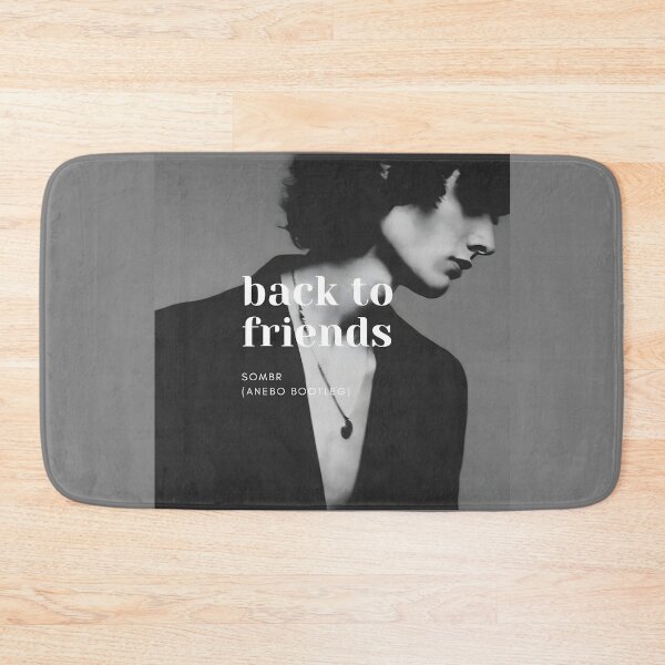 Item preview, SOMBR Back To Friends Singer Black & White Portrait | Indie Alternative Album Poster Art designed and sold by solonwmith6.