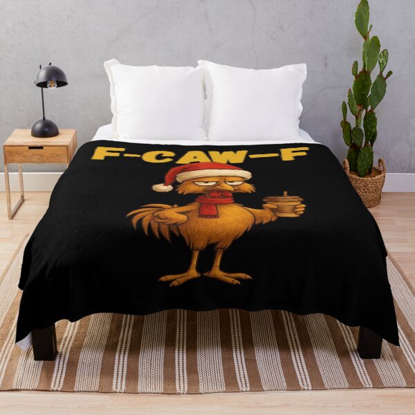 Item preview, Funny Christmas F-CAW-F Rooster designed and sold by bethanyrodgers6.