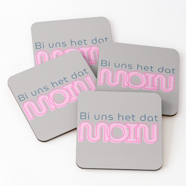 Item preview, Bi uns het dat MOIN – North German Low German saying in a modern design designed and sold by Fies-und-Fein.