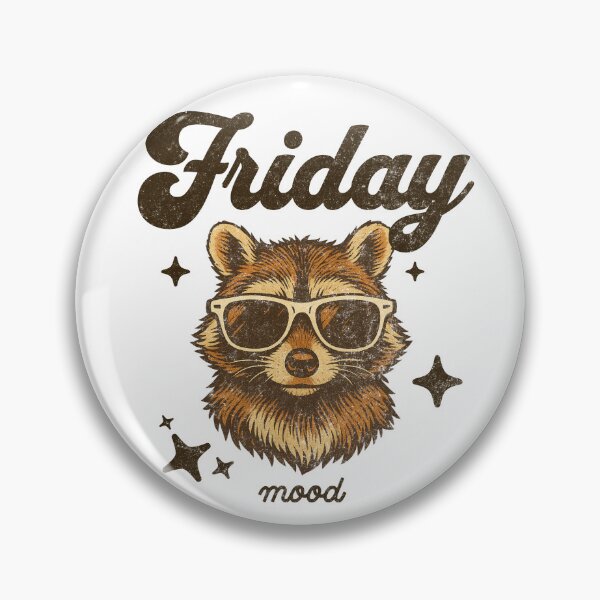 Item preview, Friday Mood Raccoon designed and sold by Nacho Average Designs.