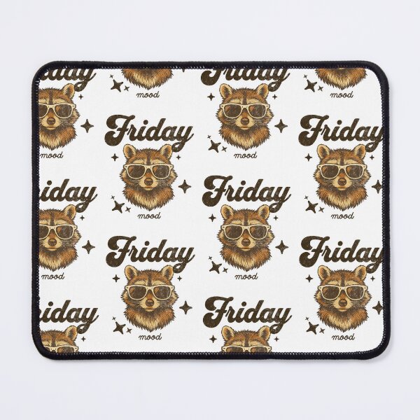 Item preview, Friday Mood Raccoon designed and sold by Nacho Average Designs.
