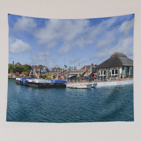 Item preview, By the Thatched Café – Great Yarmouth Memories designed and sold by rawshutterbug.