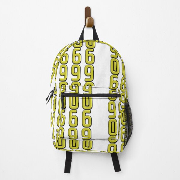 Item preview, 999 000 666 Neon Number Art – Futuristic Yellow Typography Design designed and sold by Faali950.