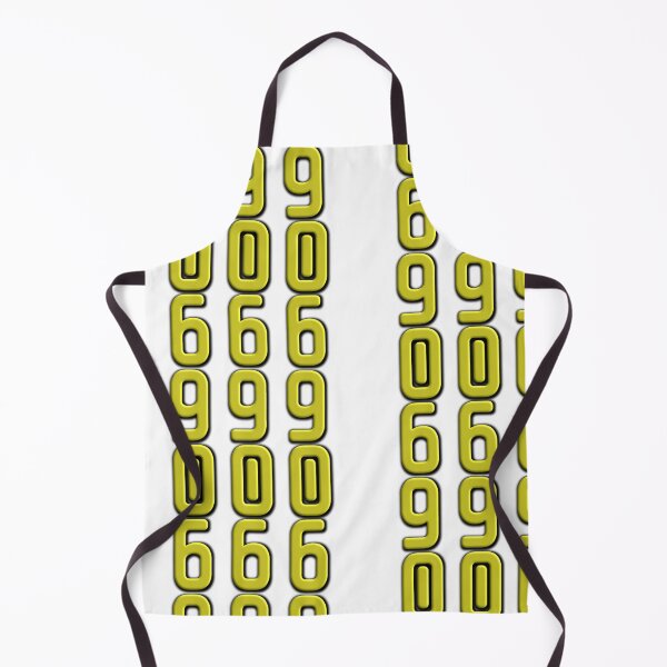 Item preview, 999 000 666 Neon Number Art – Futuristic Yellow Typography Design designed and sold by Faali950.