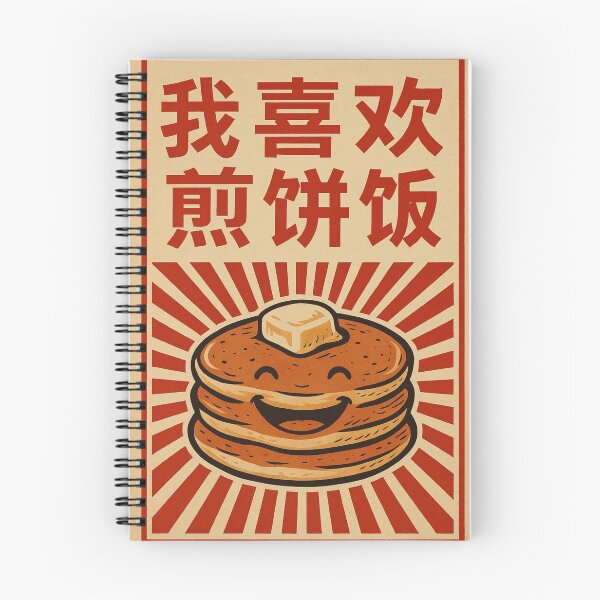 Item preview, I Love Pancakes – Vintage Chinese Poster | ClearPulse designed and sold by ClearPulse.
