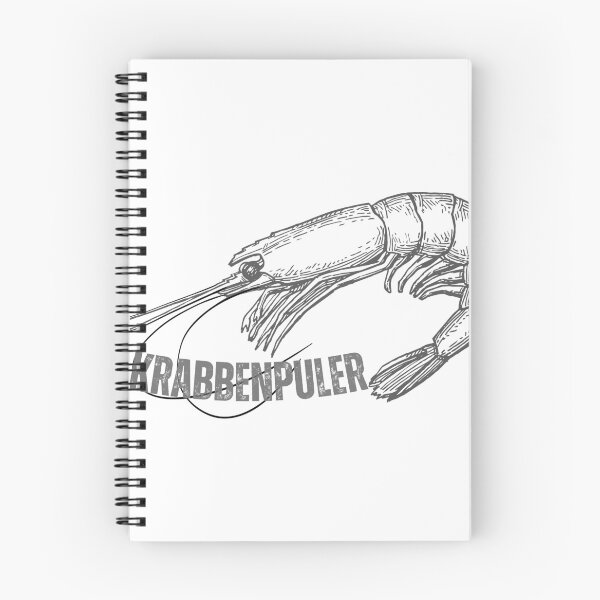 Item preview, Krabbenpuler – North German cult saying with shrimp design designed and sold by Fies-und-Fein.