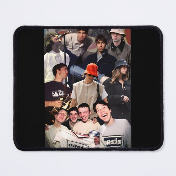 Item preview, Oasis Band Collage – Retro Britpop Aesthetic Music Art designed and sold by donestufosaf.