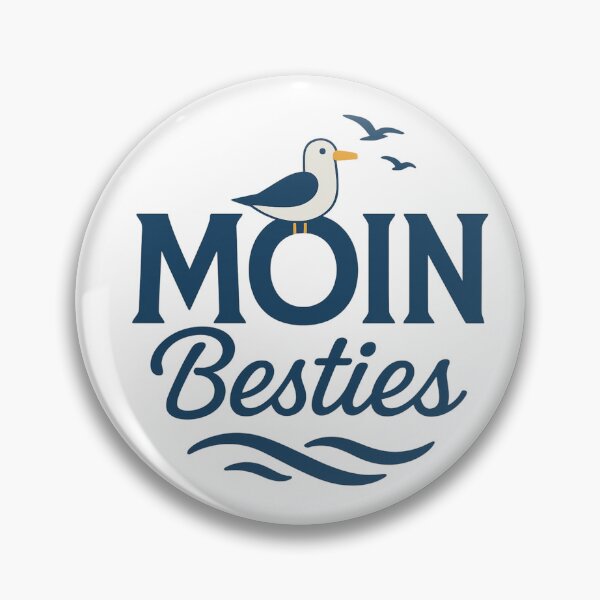 Item preview, “MOIN Besties” – Funny seagull for friendship & coastal fans designed and sold by Fies-und-Fein.