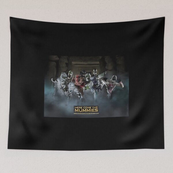 Item preview, The Mummies Band – Funky Horror Monster Retro Art Design designed and sold by donestufosaf.