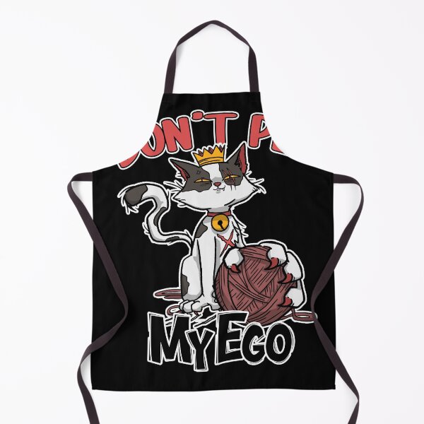 Item preview, “Don’t Pet My Ego – Funny Cat Quote Art” designed and sold by dellgalvez.