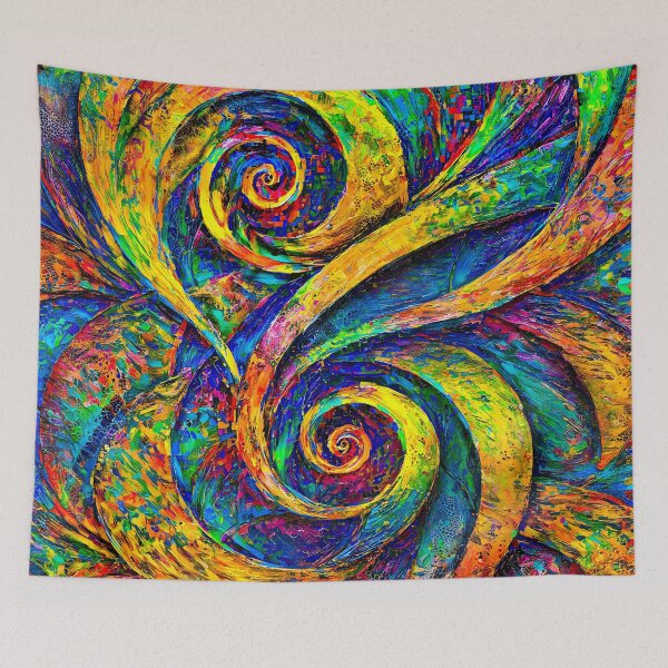 Item preview, Spiraling Flames Within the Ocean of Color designed and sold by blackhalt.