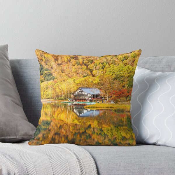 Item preview, Tranquil Lakeside in Autumn designed and sold by Sarahsumer.