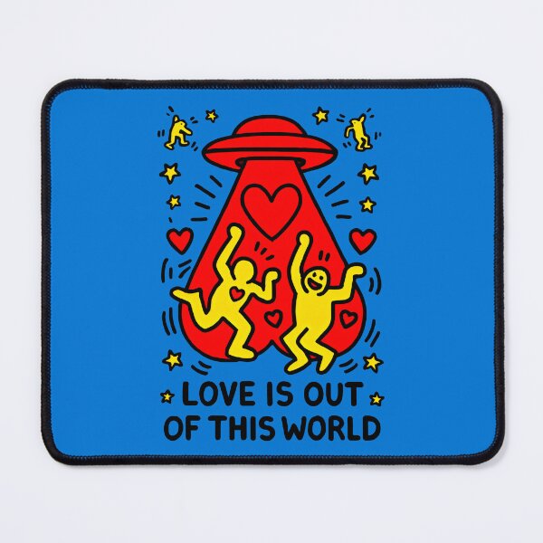 Item preview, Universal Love Under Red Hearts and Yellow Stars designed and sold by SplashTastic.