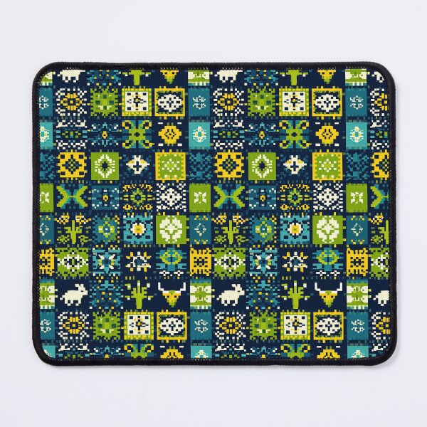 Item preview, A pixelated mosaic of ethnic folk art squares. designed and sold by Piotrek0001.