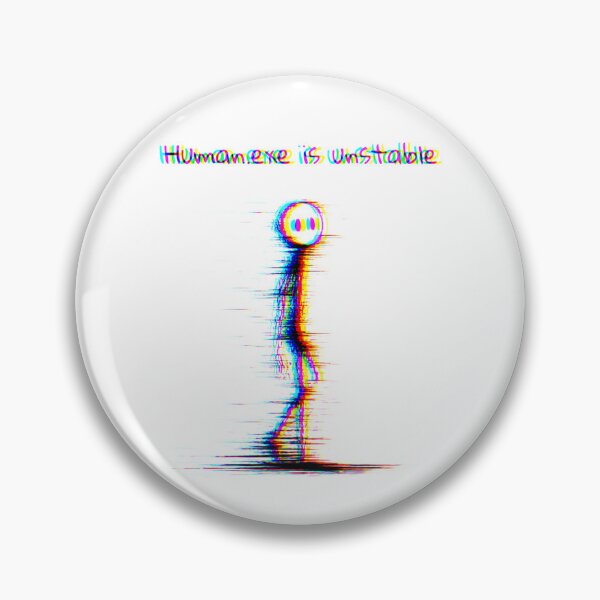 Item preview, Human.exe is unstable, simple glitched artwork designed and sold by silent-violin.