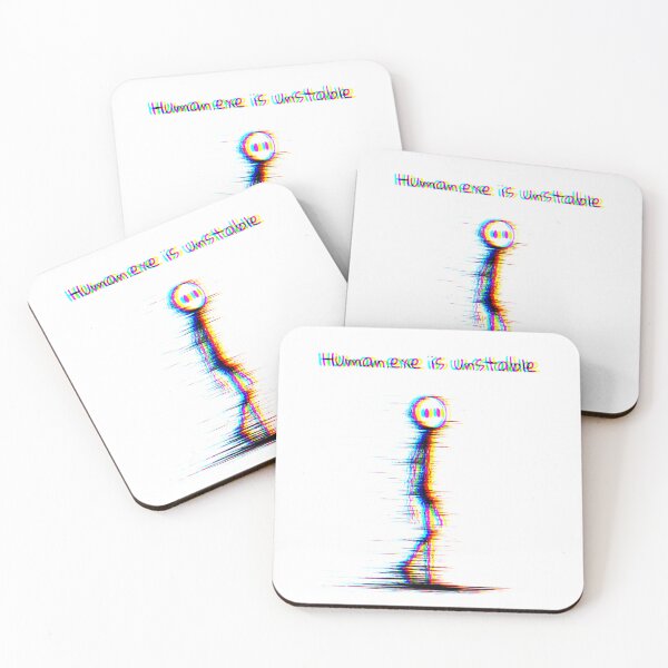Item preview, Human.exe is unstable, simple glitched artwork designed and sold by silent-violin.