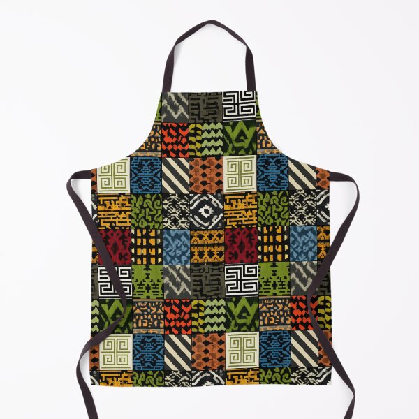 Artikelvorschau, Afrikanischer Patchwork mit geometrischen Mustern im Ethno-Stil. entworfen und verkauft von Piotrek0001.