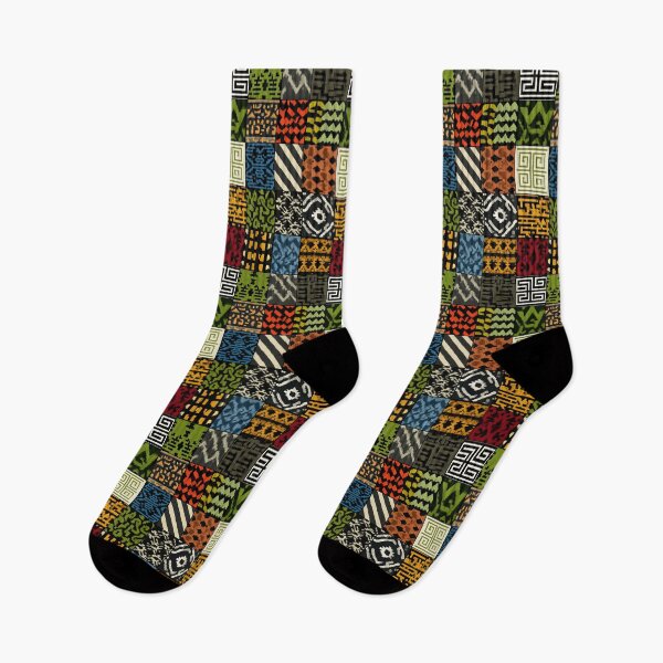 Item preview, African patchwork with geometric patterns in ethno style. designed and sold by Piotrek0001.