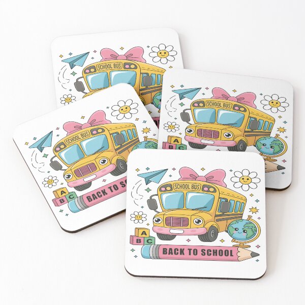 Item preview, Cheerful Back to School Funny School Bus For Students & Teachers designed and sold by Aesthetic-Avenue.