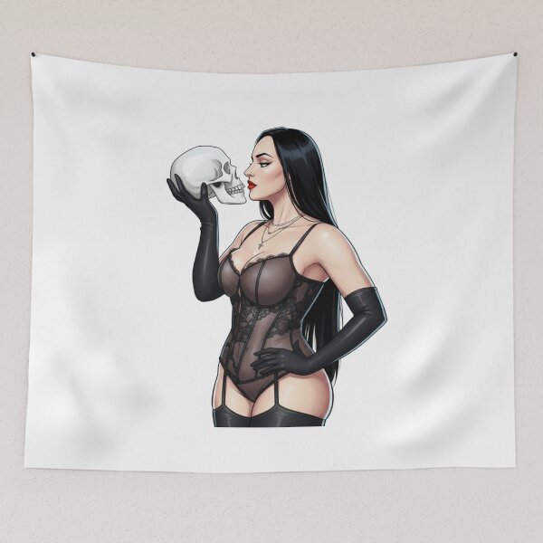 Item preview, The Temptation of the Skull – Dark Elegance & Eternal Mystery designed and sold by JonathanP514.