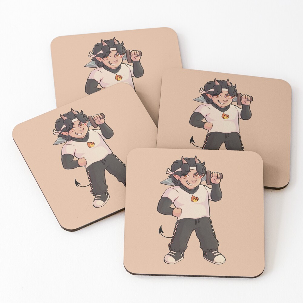 Item preview, Coasters (Set of 4) designed and sold by RitmyAnimations.