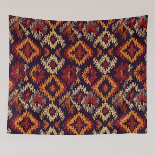 Item preview, Autumn ethnic pattern with an abstract leafy motif. designed and sold by Piotrek0001.