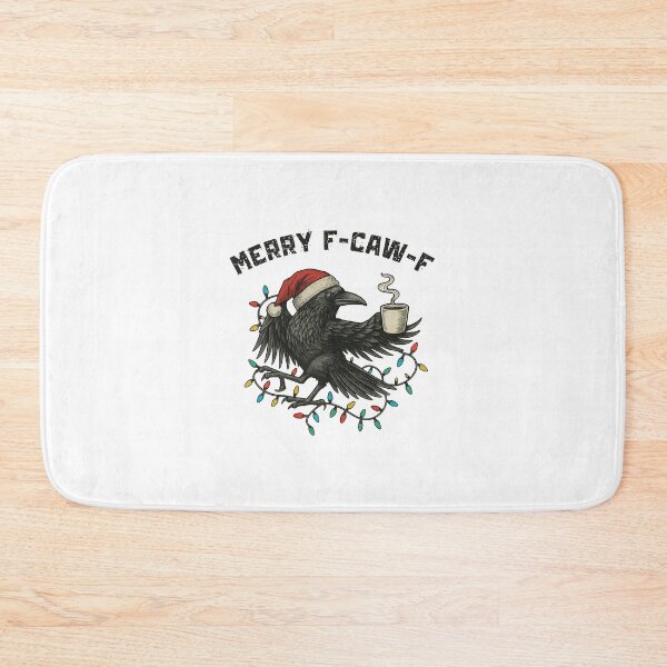 Item preview, Merry F-Caw-F Funny Crow Christmas  designed and sold by vifernndan.