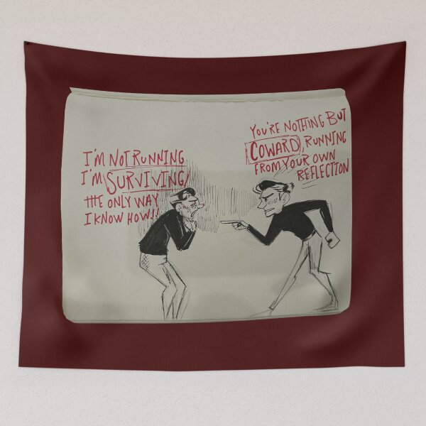 Item preview, Self-Blame Comic Character Cowardly Confession Design designed and sold by Highlight-art.