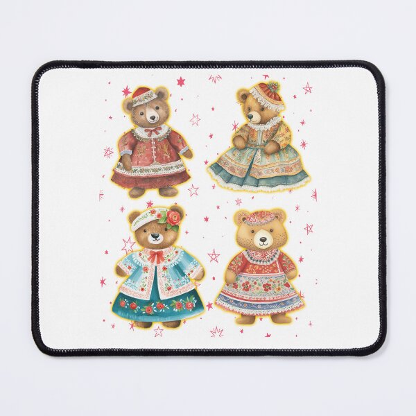 Item preview, The Holiday Teddy Bears designed and sold by Pixel & Petal.