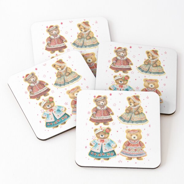 Item preview, The Holiday Teddy Bears designed and sold by Pixel & Petal.