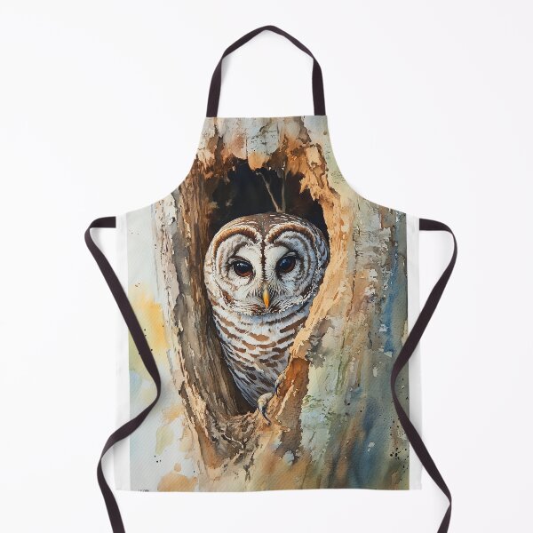 Item preview, Barred Owl in Tree Hollow designed and sold by laurashawart.